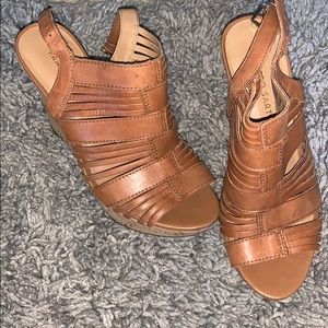 Franco Sarto strappy wedges